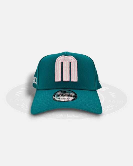 Mexican Baseball League Aqua Marine 9Forty A-Frame Snapback Hat