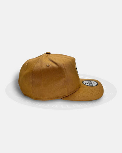 Los Angeles Raiders Logo The Golfer Wheat Snapback Hat