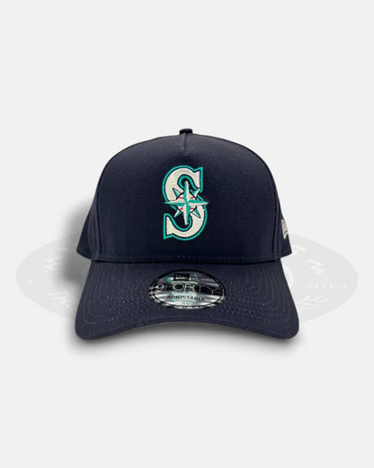 Seattle Mariners Logo 9Forty A-Frame Snapback Hat
