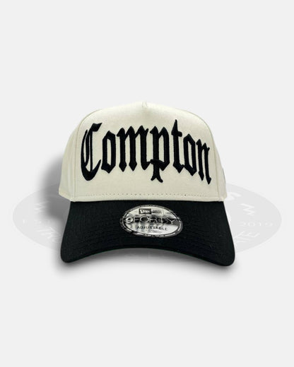 Compton Logo Two Tone 9Forty A-Frame Snapback Hat