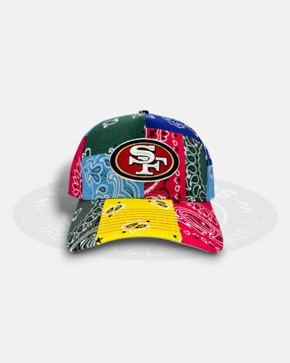 San Francisco 49ers Colored Paisley Patch 9Forty A-Frame Snapback Hat