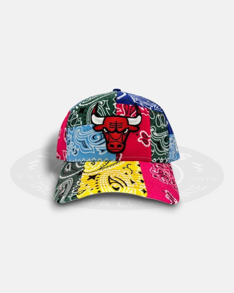 Chicago Bulls Colored Paisley Patch 9Forty A-Frame Snapback Hat