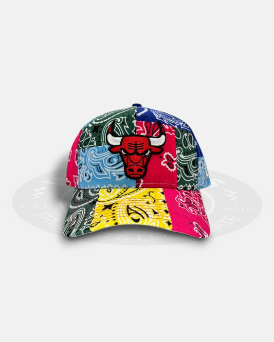Chicago Bulls Colored Paisley Patch 9Forty A-Frame Snapback Hat