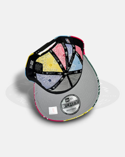 Chicago Bulls Colored Paisley Patch 9Forty A-Frame Snapback Hat