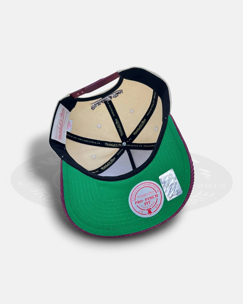 Anaheim Ducks Corduroy Brim Two Tone Pro Pinch Fit Snapback Hat