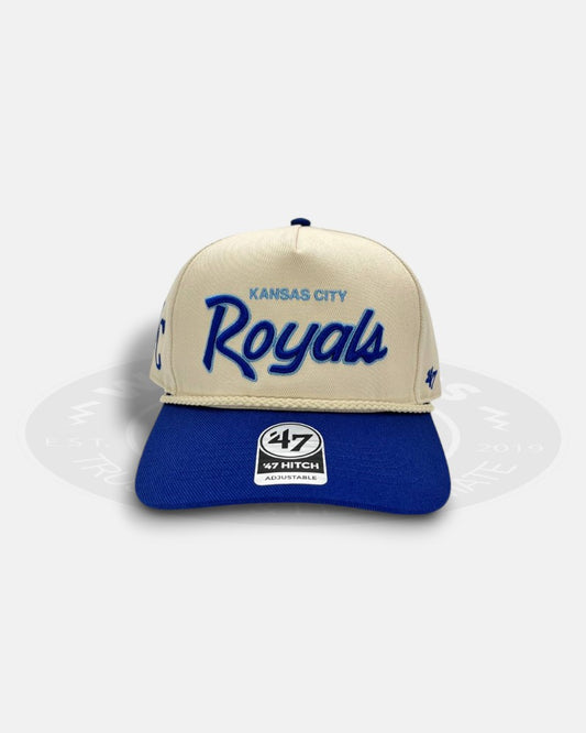 Kansas City Royals Script Rope 47 Hitch Adjustable Snapback Hat