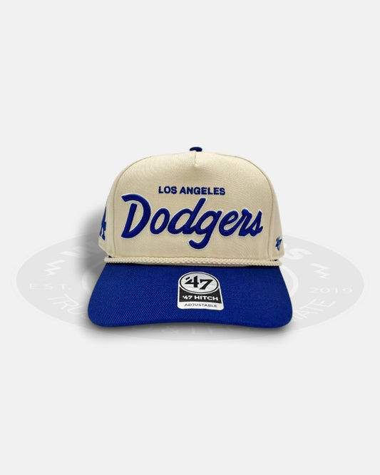 Los Angeles Dodgers Script Rope 47 Hitch Adjustable Snapback Hat