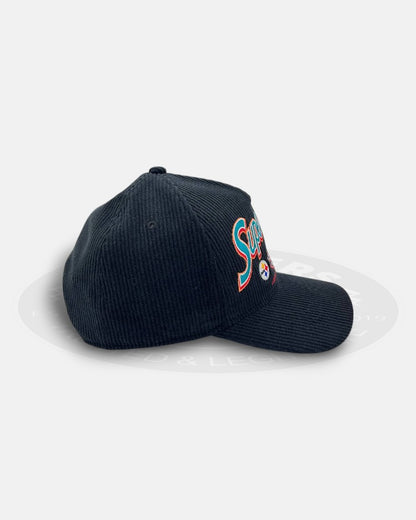 Pittsburgh Steelers vs Dallas Cowboys Super Bowl Corduroy 47 Hitch Adjustable Snapback Hat