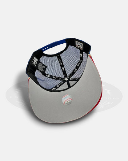 Atlanta Braves Rope Trucker 9Fifty A-Frame Snapback Hat