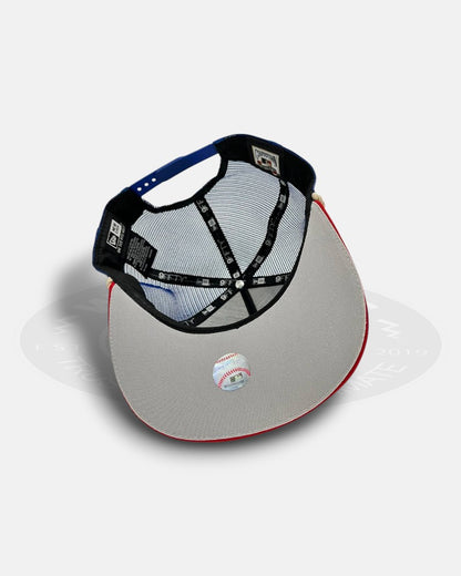 Texas Rangers Rope Trucker 9Fifty A-Frame Snapback Hat