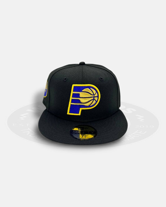 Indiana Pacers Logo Black 59Fifty Fitted Hat