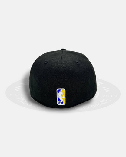 Indiana Pacers Logo Black 59Fifty Fitted Hat