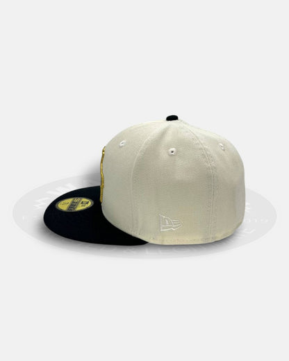 Binghamton Rumble Ponies Star Crest Chrome/Black Two Tone Series 59Fifty Fitted Hat