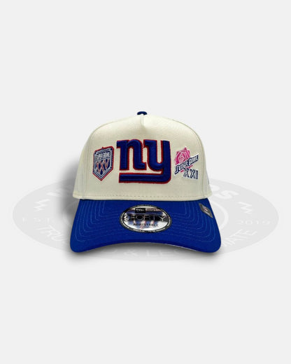 New York Giants Super Bowl Logo A-Frame 9Forty Snapback Hat