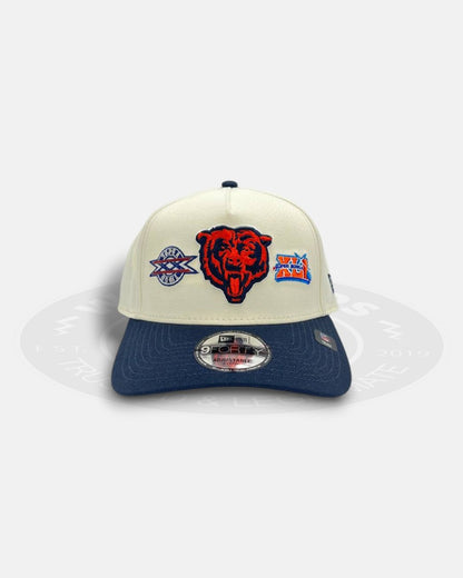 Chicago Bears Super Bowl Logo A-Frame 9Forty Snapback Hat