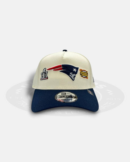 New England Patriots Bowl Logo A-Frame 9Forty Snapback Hat