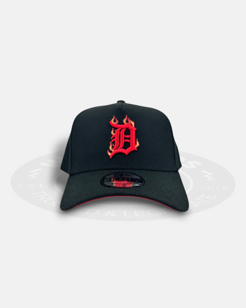 Detroit Tigers Crimson Flame 9FORTY A-Frame Snapback Hat