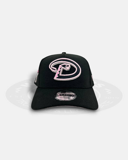 Arizona Diamondbacks 1998 Inaugural Pink Outline 9FORTY A-Frame Snapback Hat