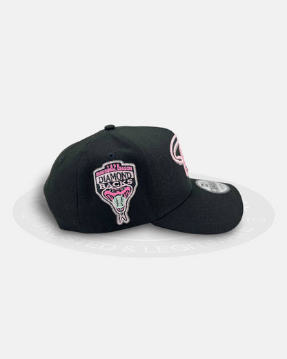 Arizona Diamondbacks 1998 Inaugural Pink Outline 9FORTY A-Frame Snapback Hat