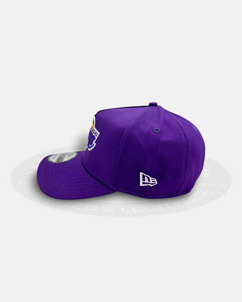 Los Angeles Lakers Satin Official Team Color 9FORTY A-Frame Snapback Hat