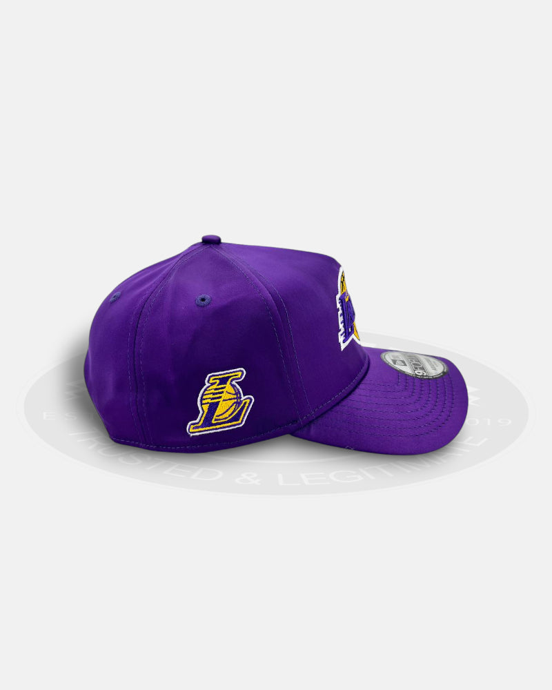 Los Angeles Lakers Satin Official Team Color 9FORTY A-Frame Snapback Hat