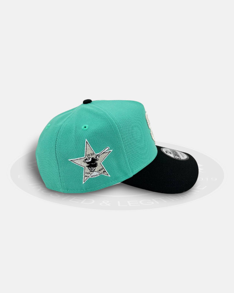 San Diego Padres Silver Teal 9FORTY A-Frame Snapback Hat