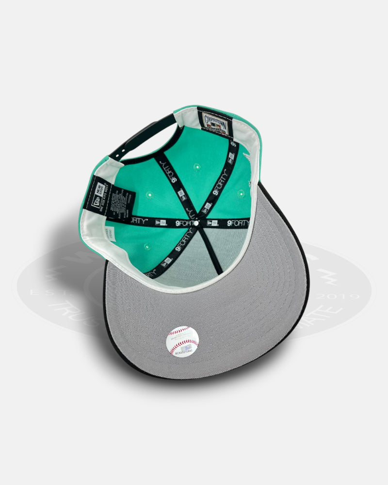 San Diego Padres Silver Teal 9FORTY A-Frame Snapback Hat