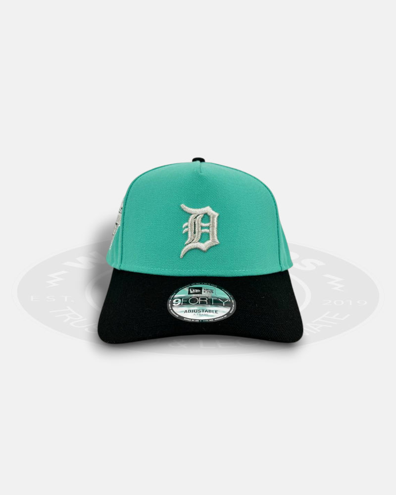 Detroit Tigers Silver Teal 9FORTY A-Frame Snapback Hat
