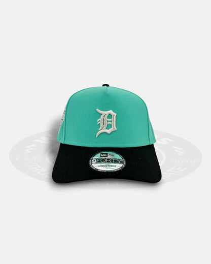 Detroit Tigers Silver Teal 9FORTY A-Frame Snapback Hat