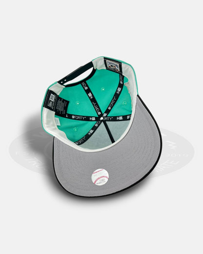Detroit Tigers Silver Teal 9FORTY A-Frame Snapback Hat