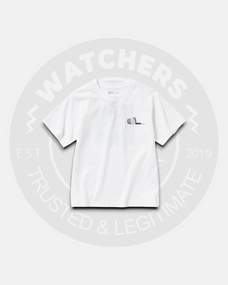 Kids Kaws x Uniqlo White Blue T-Shirt
