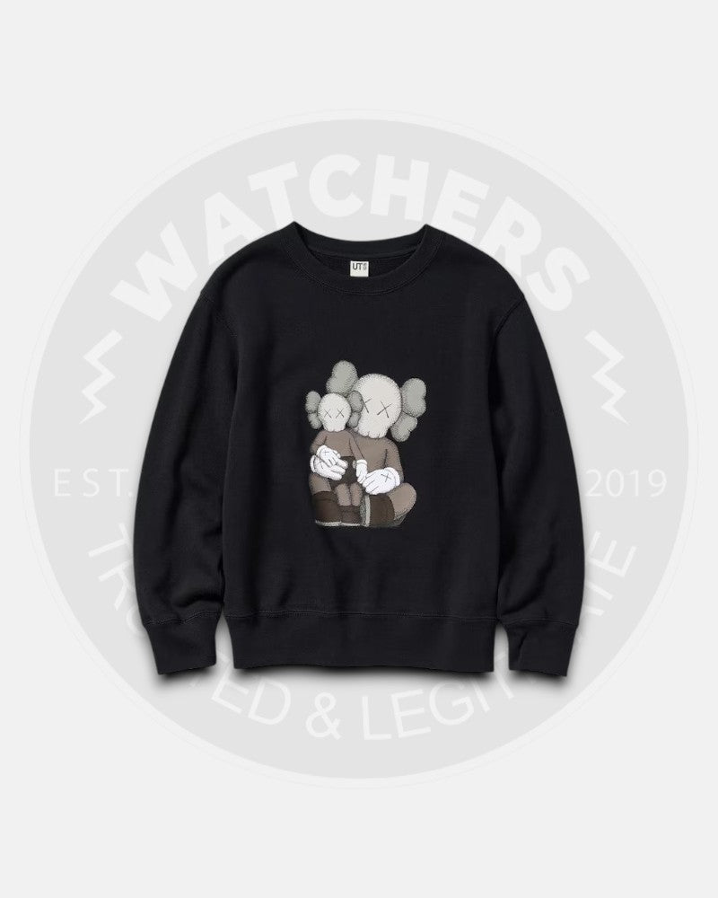 Kids Kaws x Uniqlo Black Sweatshirt