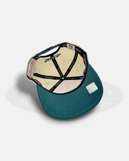 Miami Dolphins Team Script Two Tone Teal Adjustable Fit Snapback Hat