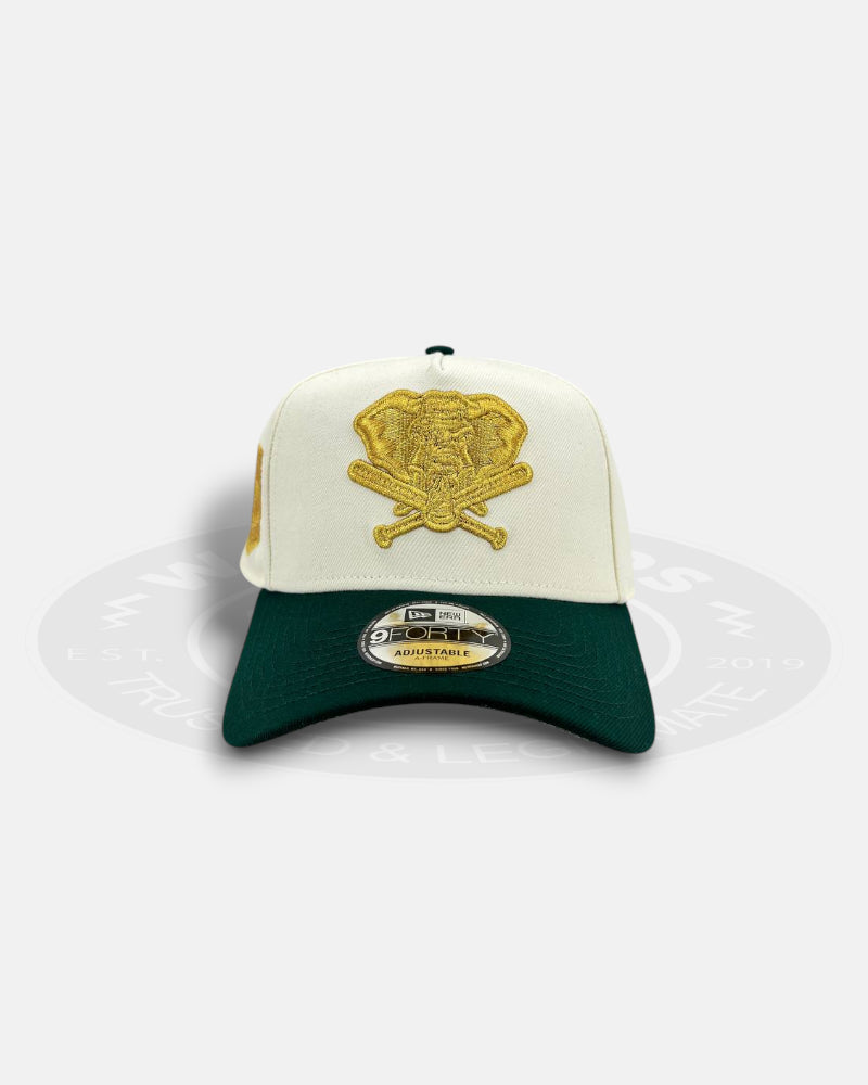 Oakland Athletics Arena Gold Chrome 9FORTY A-Frame Snapback Hat