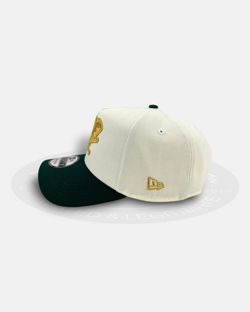Oakland Athletics Arena Gold Chrome 9FORTY A-Frame Snapback Hat