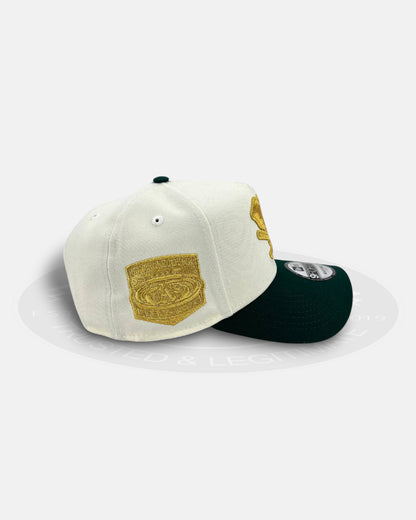 Oakland Athletics Arena Gold Chrome 9FORTY A-Frame Snapback Hat
