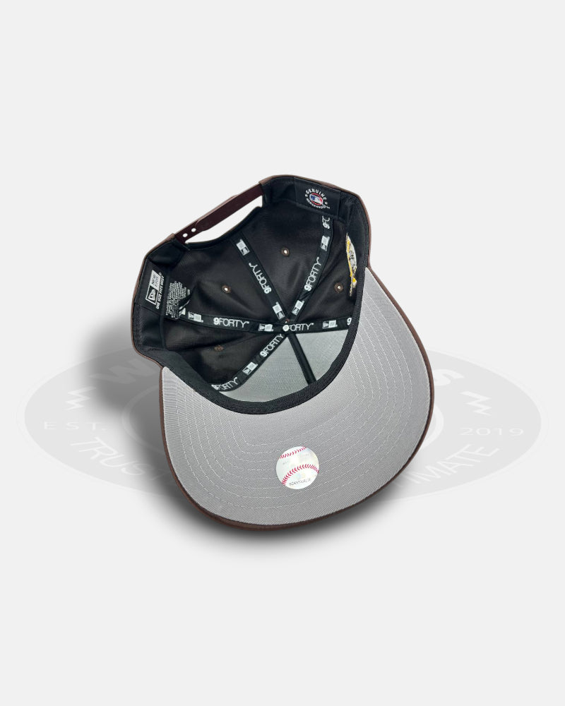 San Diego Padres Satin Official Team Color 9FORTY A-Frame Snapback Hat