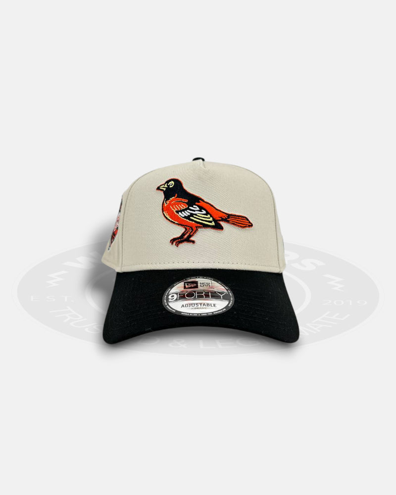Baltimore Orioles 1970 World Series Stone 9FORTY A-Frame Snapback Hat