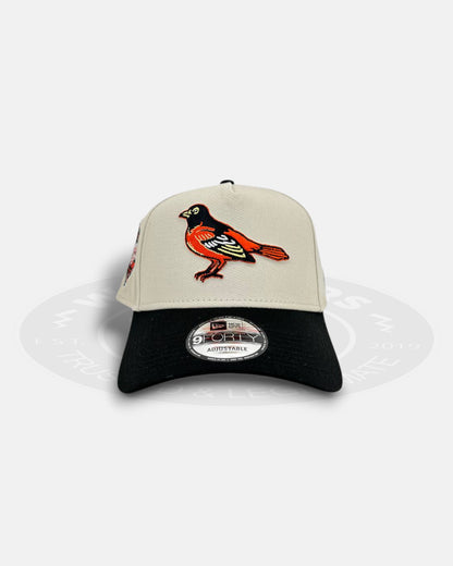 Baltimore Orioles 1970 World Series Stone 9FORTY A-Frame Snapback Hat