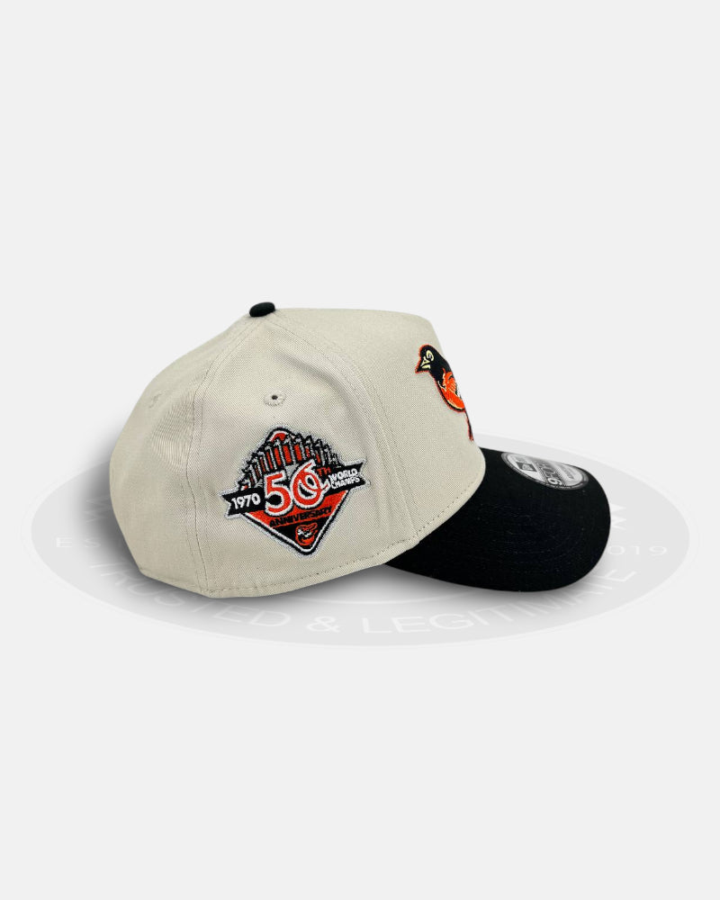 Baltimore Orioles 1970 World Series Stone 9FORTY A-Frame Snapback Hat