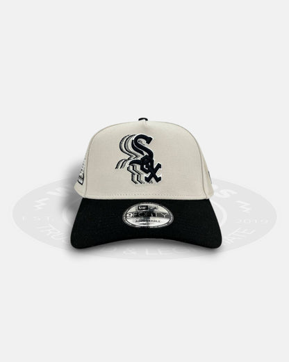 Chicago White Sox Cascade Vintage Stone 9FORTY A-Frame Snapback Hat