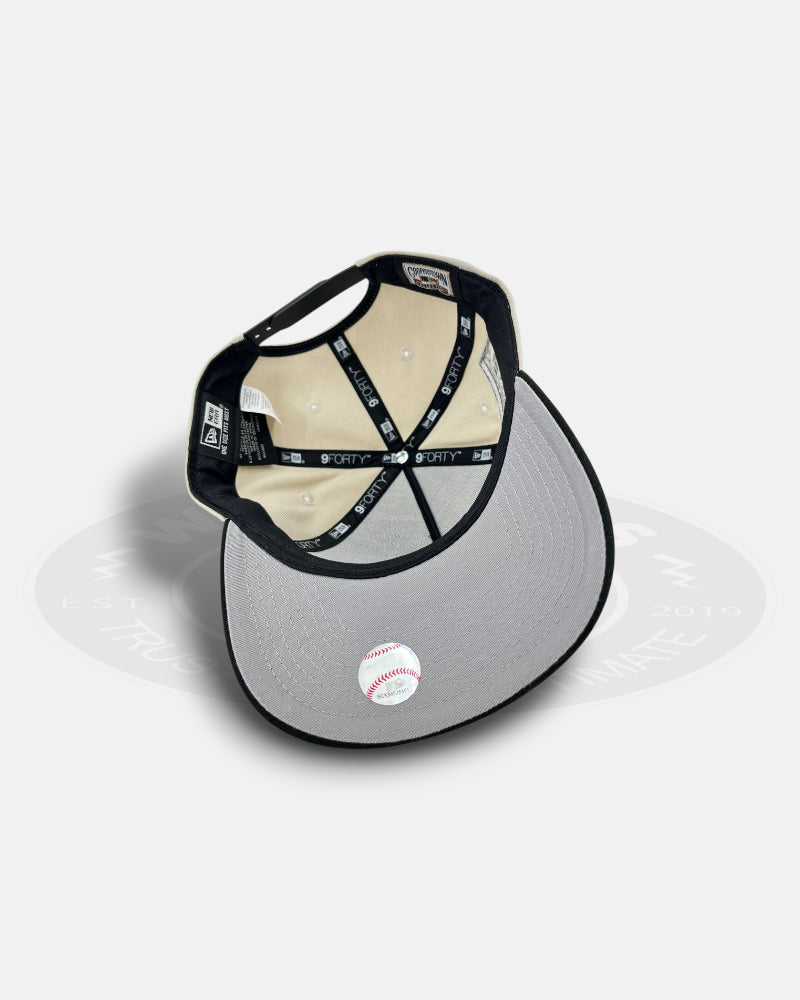 Chicago White Sox Cascade Vintage Stone 9FORTY A-Frame Snapback Hat