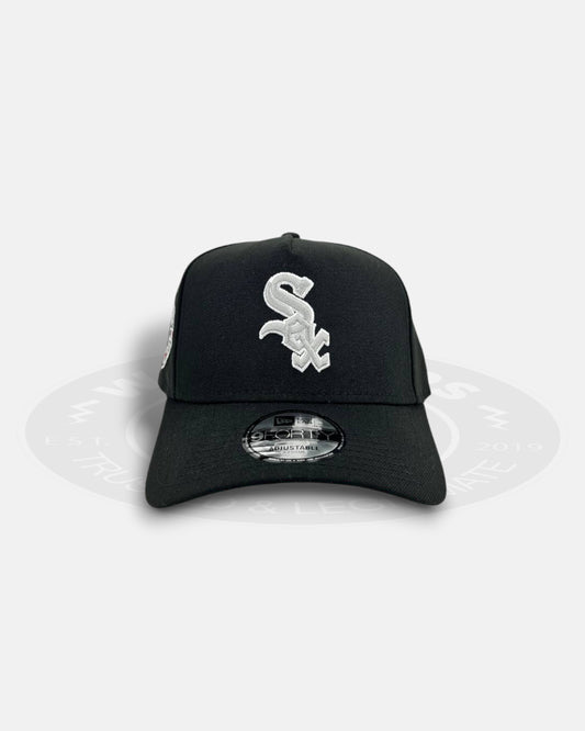 Chicago White Sox AS Outline Black 9FORTY A-Frame Snapback Hat
