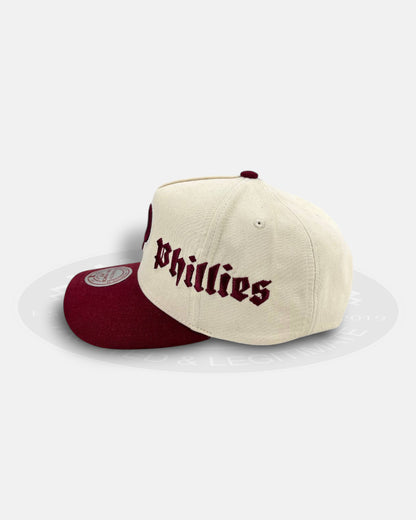 Philadelphia Phillies Vault Script Pro Pinch Snapback Hat