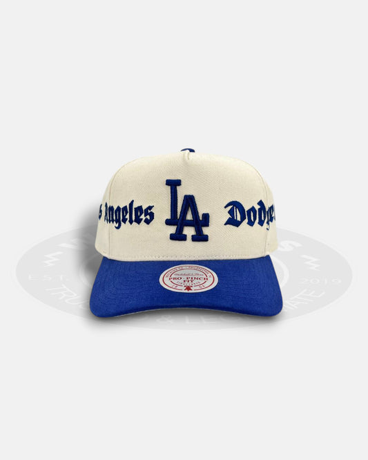 Los Angeles Dodgers Vault Script Pro Pinch Snapback Hat