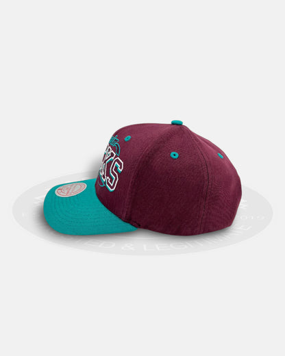 Anaheim Ducks Block Sweep Pro Crown Snapback Hat