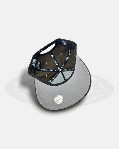 Los Angeles Dodgers Upside Down 9FORTY A-Frame Snapback Walnut