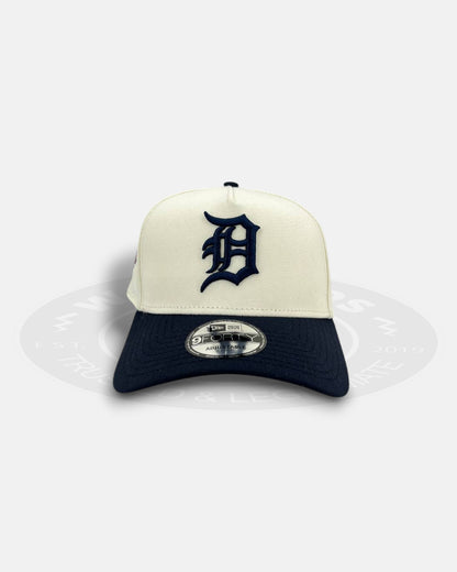 Detroit Tigers Chrome Navy Ballpark Two Tone 9FORTY A-Frame Snapback Hat
