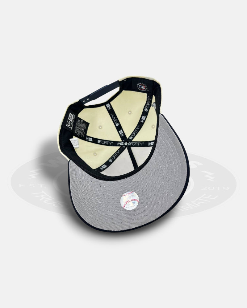 Detroit Tigers Chrome Navy Ballpark Two Tone 9FORTY A-Frame Snapback Hat