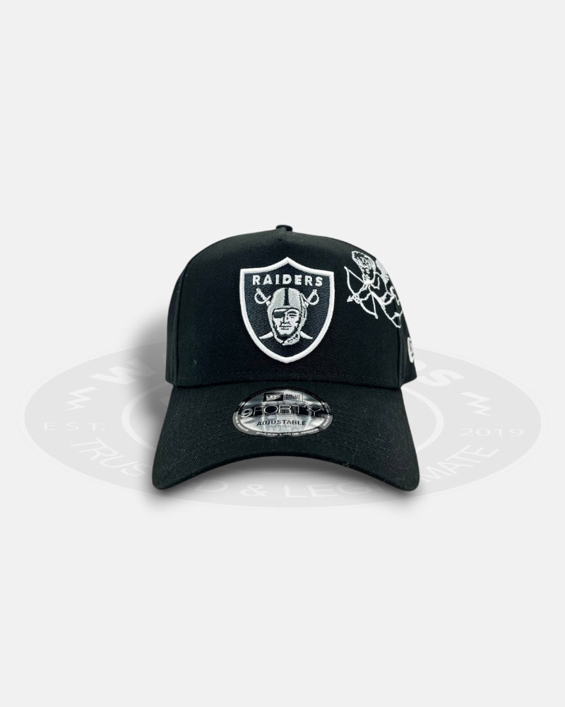 Las Vegas Raiders Cherub Team Color 9FORTY A-Frame Snapback Hat
